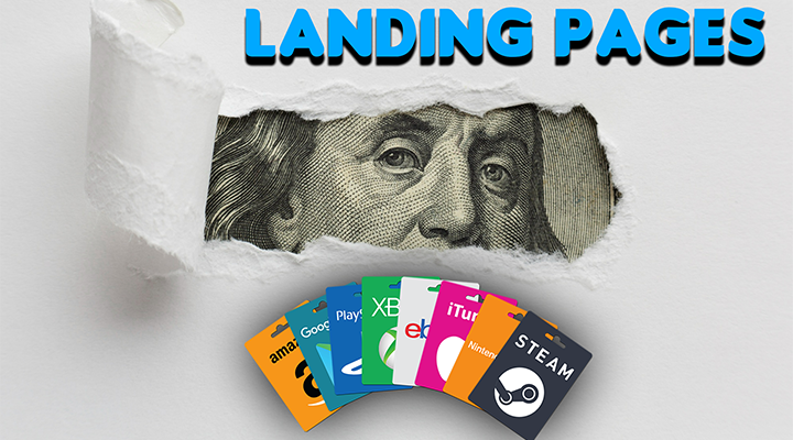 Gift Card CPA Landing Page Template Free